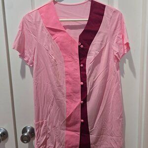 Vintage Shadowline Pajama Set with Robe